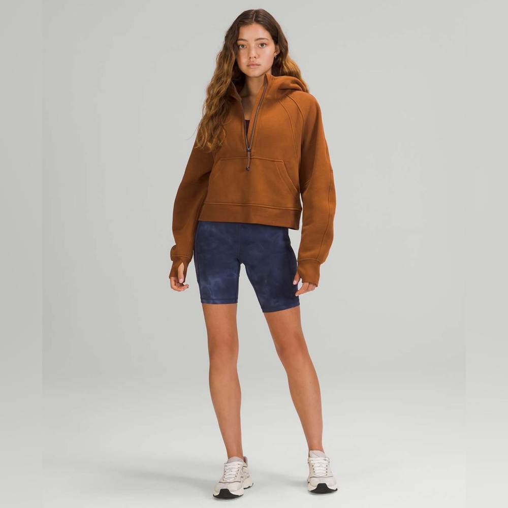 Lululemon Scuba Oversized Half-Zip Hoodie - Copper Brown